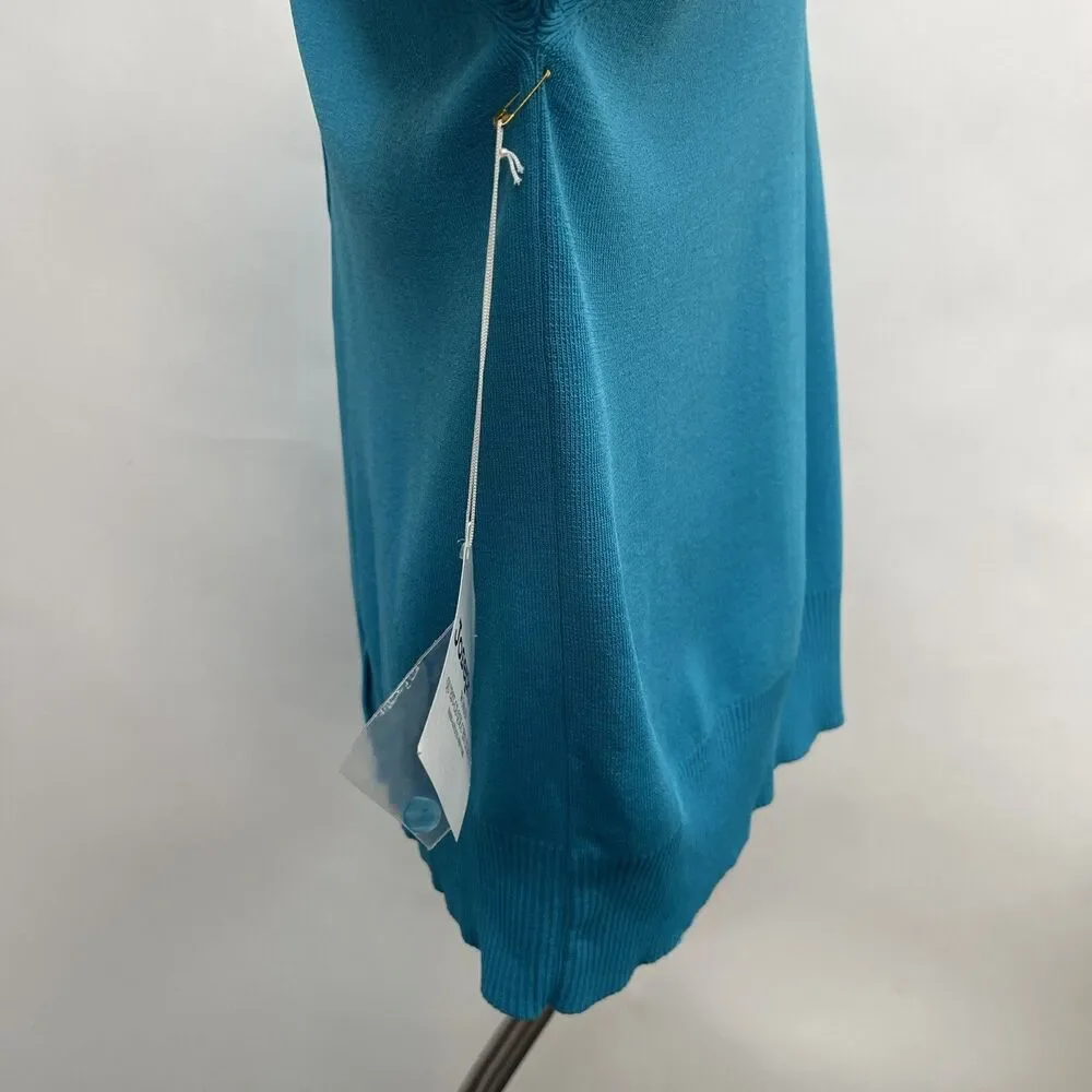 Joseph A.‎ Women's Cardigan Knit Sweater Size 1X Blue Long Sleeve NWT